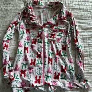 Bow pajama top